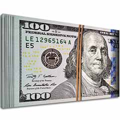 Slika na platnu Benjamin Franklin - Simbol mudrosti