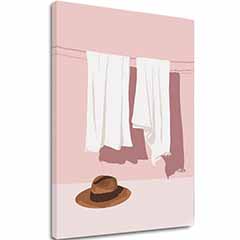 Slika na platnu Pastelno laneno platno - Moderni motiv