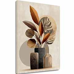 Slika na platnu Rustikalna vaza - Elegantni motiv