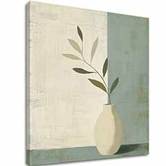 Slika na platnu Vaza na bež - Moderna dekoracija