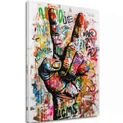 Slika PEACE HAND | Talijansko platno