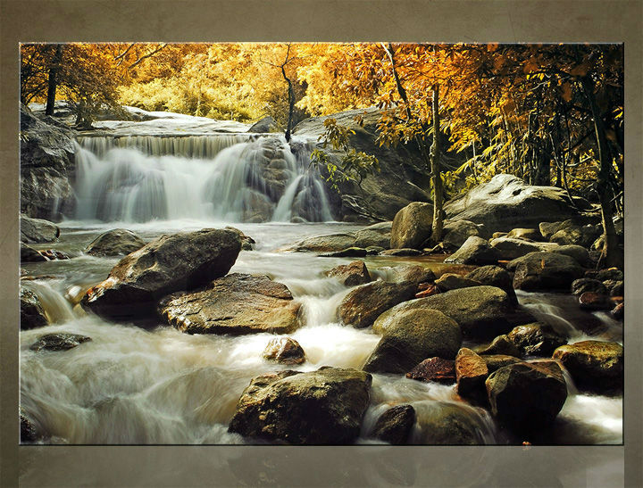 HD slika na platnu Popust 33 % 1 dijelna VODOPAD 60x90 cm VO003O1/24h