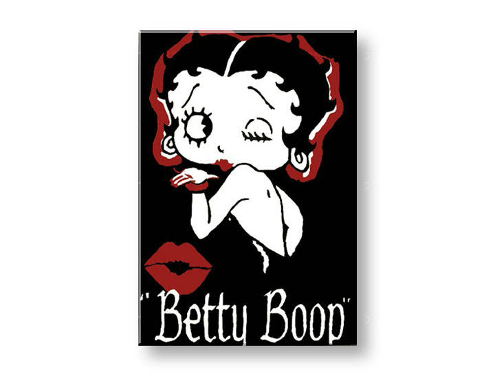 Ručno slikane slike na platnu na platnu POP Art Betty Boop 1-dijelna 
