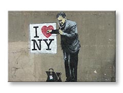 Slike na platnu 1-dijelna Street ART – Banksy BA026O1