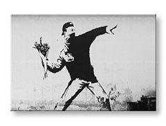 Slike na platnu 1-dijelna Street ART – Banksy BA028O1