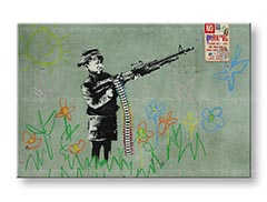 Slike na platnu 1-dijelna Street ART – Banksy BA030O1