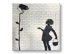 Obraz na plátne ŠTVOREC Street ART – Banksy