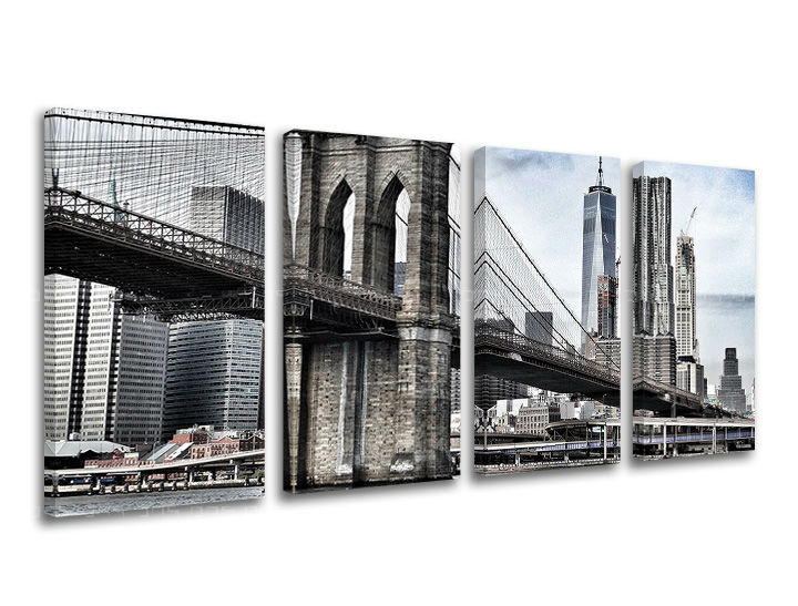 Zidna slika u 4 dijela GRAD / NEW YORK ME115E41