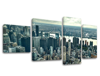 Zidna slika u 4 dijela GRAD / NEW YORK ME118E40