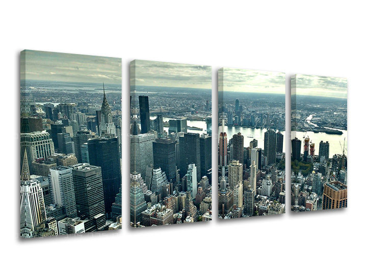 Zidna slika u 4 dijela GRAD / NEW YORK ME118E41
