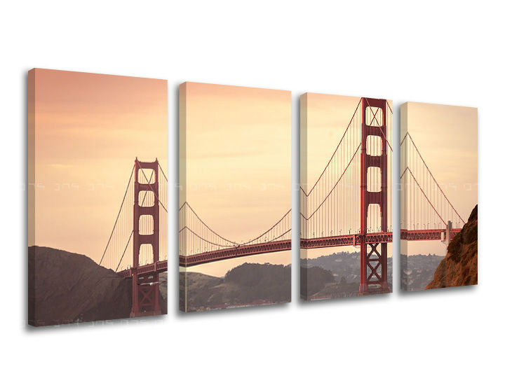 Zidna slika u 4 dijela GRAD / SAN FRANCISCO ME116E41