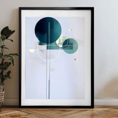 Zidni plakat s EXTRA efektom - Golden Balance